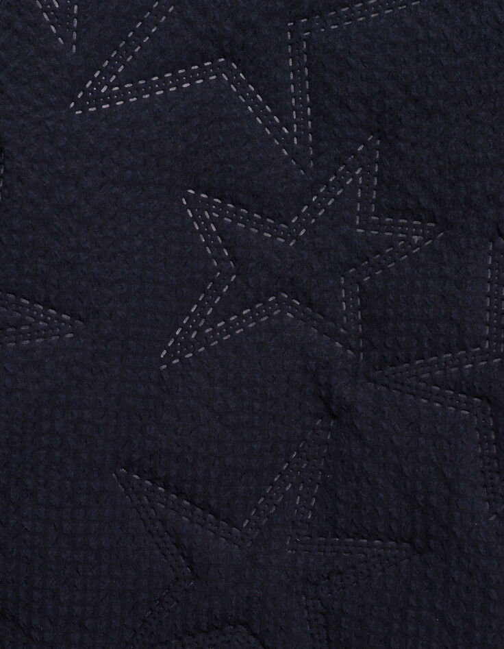 Abrigo reversible sherpa estrellas nailon azul marino niña-8 Abrigo reversible sherpa estrellas nailon azul marino niña-8