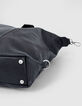 Bolso bandolera The Captain Bag military cuero negro mujer-4
