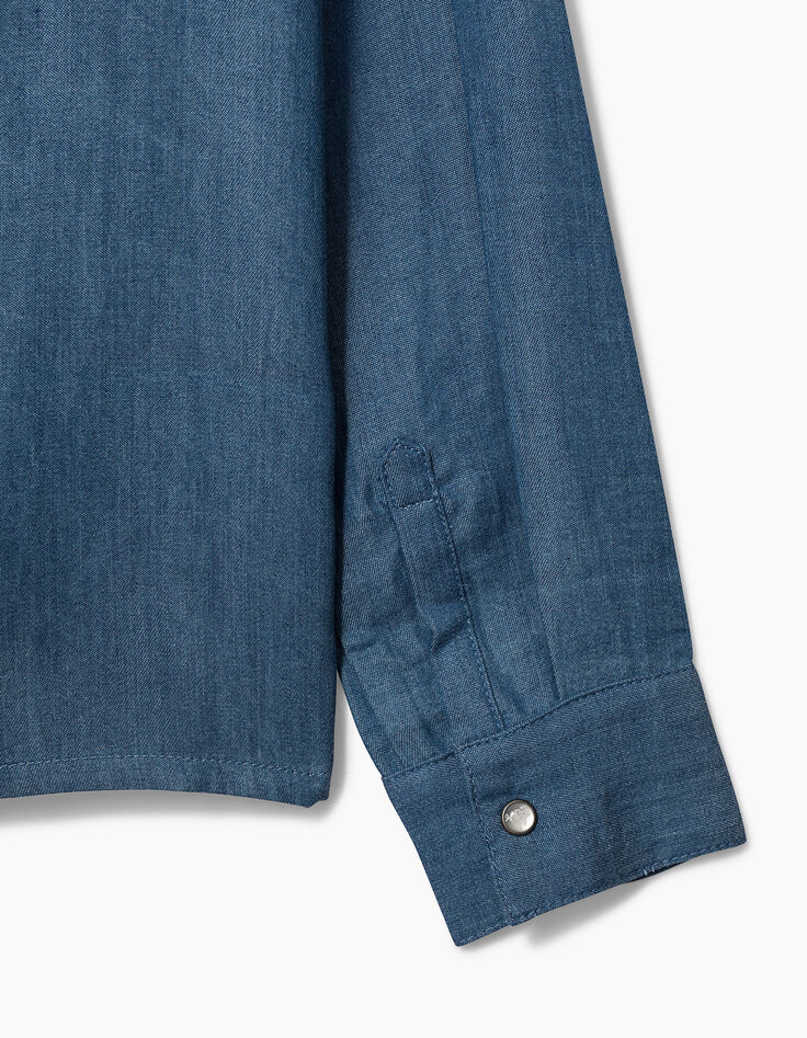 Girls' denim shirt -7