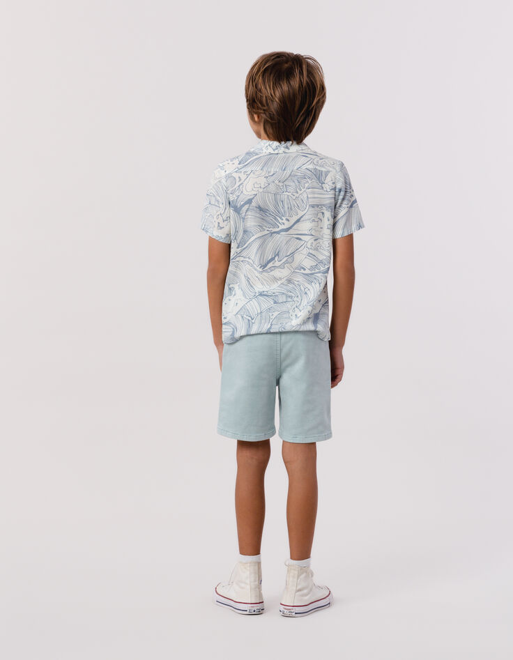 Aqua LOOSE-Jungenstrickbermudas-3
