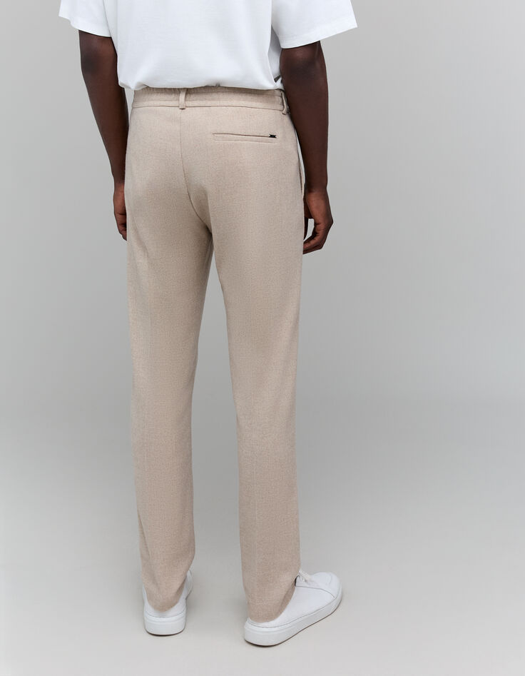 Jogpant naturel façon flanelle Homme-3 Jogpant naturel façon flanelle Homme-3