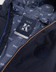 Chaqueta cortavientos azul marino de niño-6