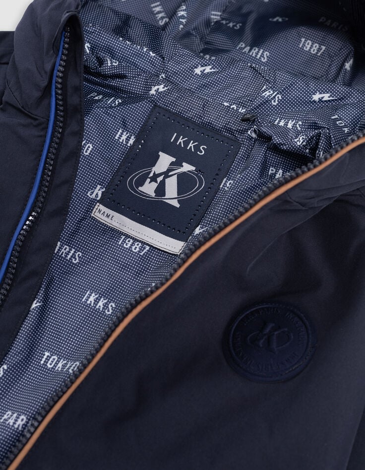Chaqueta cortavientos azul marino de niño-6
