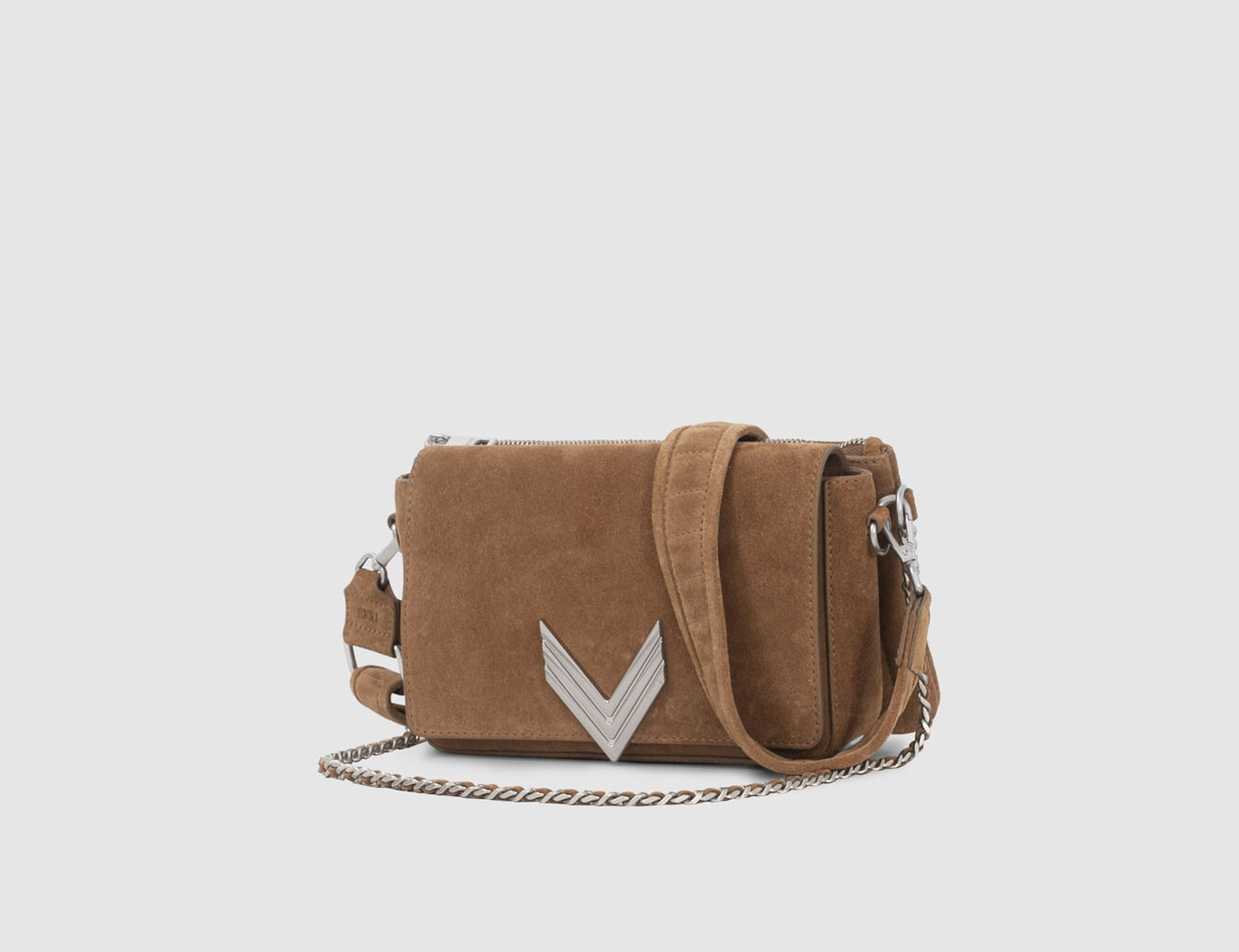 The 111 Staten Island bag in suede cowhide leather for women-2