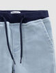 Set blaue Bermuda und weißes T-Shirt, Babyjungen-8
