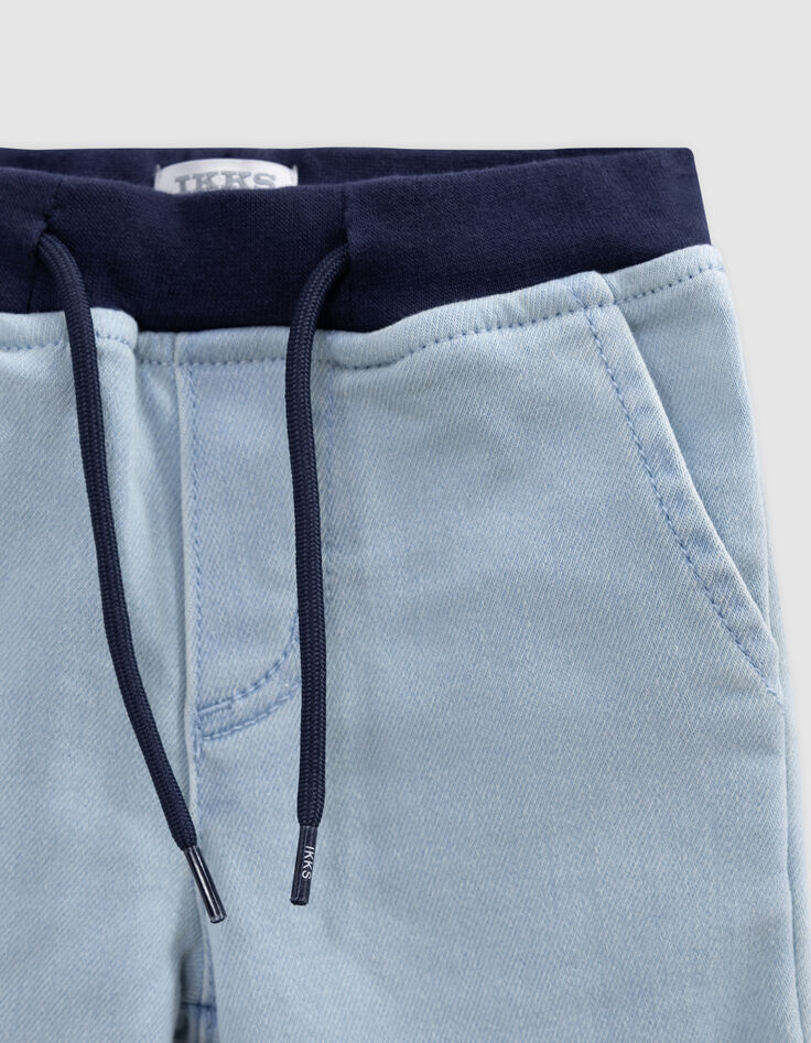 Set blaue Bermuda und weißes T-Shirt, Babyjungen-8