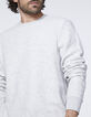Sweat grey brod&eacute; IKKS Paris BKLYN Homme-5