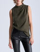 Top lichen jacquard motif army vibes Femme-2
