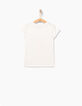 Girls' off-white flamingo-surfer T-shirt-4