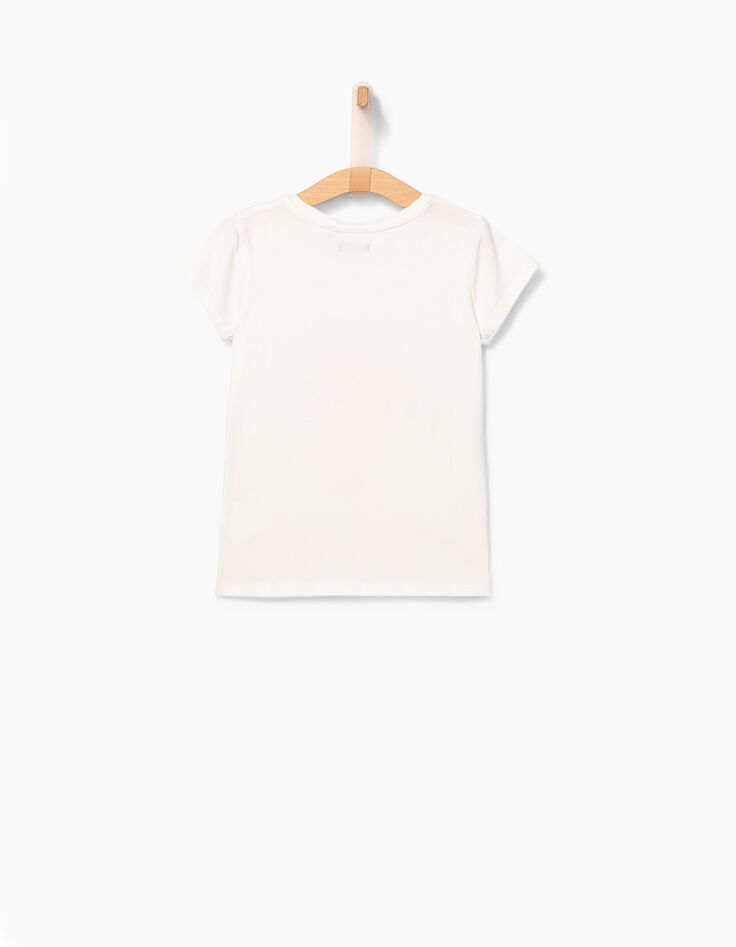 Girls' off-white flamingo-surfer T-shirt-4