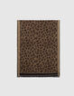 Fular tejido jacquard leopardo mujer-2