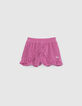Conjunto camiseta, shorts y cinta bebé niña-6