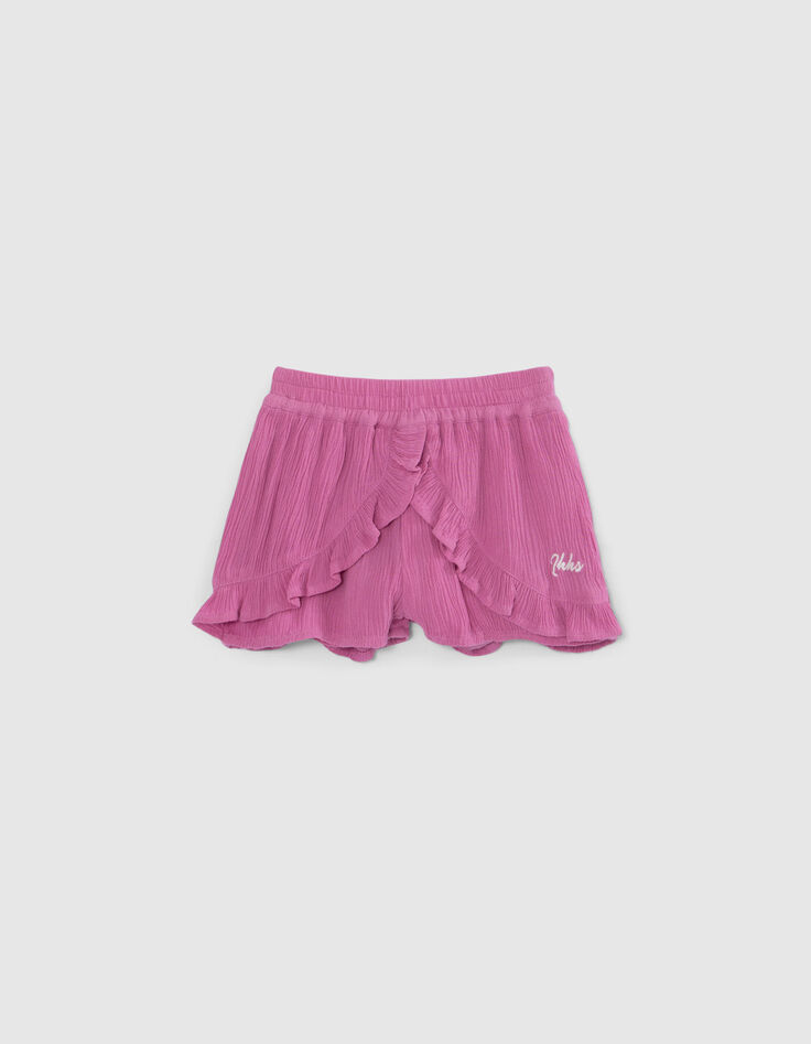 Conjunto camiseta, shorts y cinta bebé niña-6