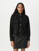 Veste oversize grise gaze de coton bio Femme-2