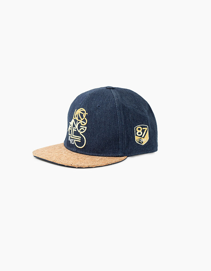 Gorra vaquera stone blue bordada niño -1 Gorra vaquera stone blue bordada niño -1