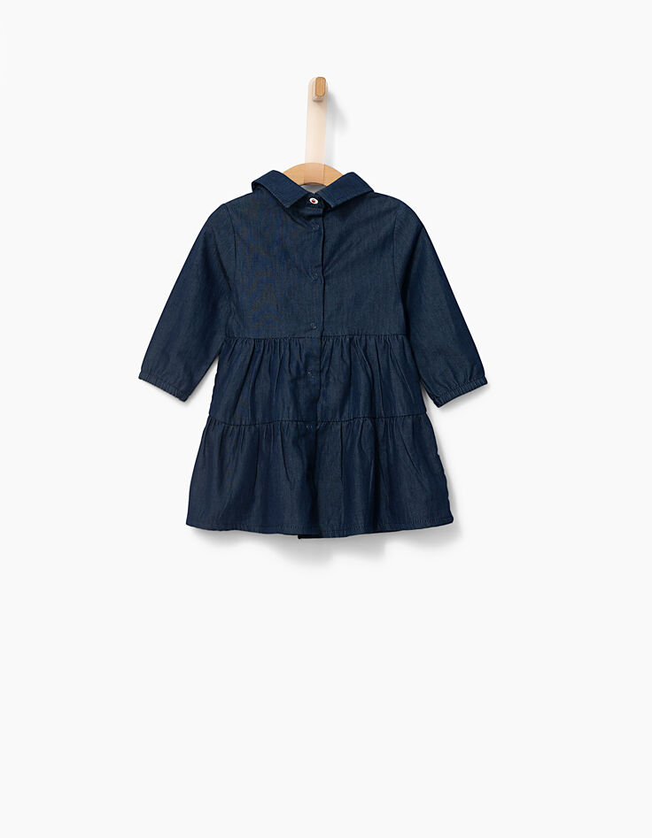 Vestido vaquero bebé niña-3