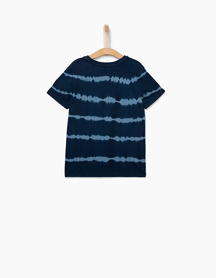 Tee-shirt indigo BELIEVE IN ART garçon-3