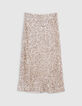 Jupe champagne brodée sequins Femme-4