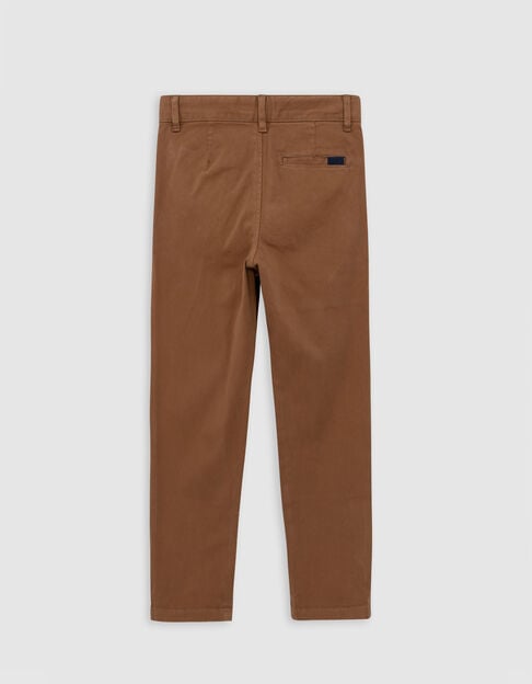 Pantalon CHINO camel garçon - IKKS