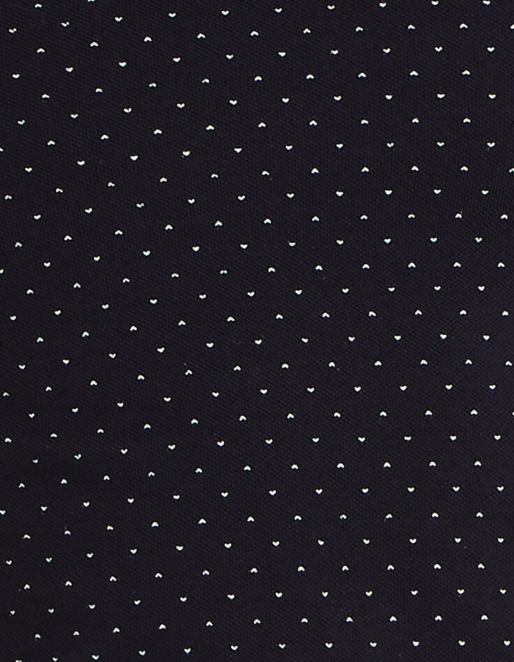 Polo negro falso liso Hombre-5