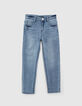 Blaue STRAIGHT-Jungenjeans mit Ankerpr&auml;gung-1