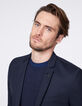 Veste de costume bleu foncé en twill Homme-3