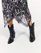 Women’s camouflage motif short sleeve dress-3