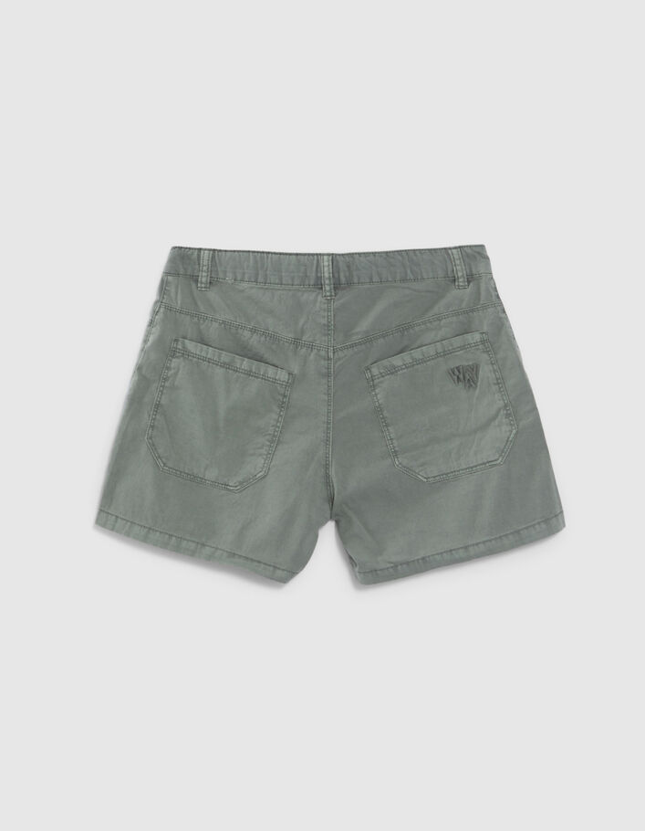 Girls’ khaki armyvibe shorts
