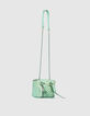 THE GREEN NANO 1440 women’s Leather Story tote bag-2