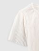 Goldfarbenes Mädchenplisseekleid mit Glitzer-5