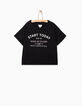 Camiseta negra Start Today niña -2