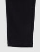 Pantalon BATTLE noir taille élastiquée garçon-4