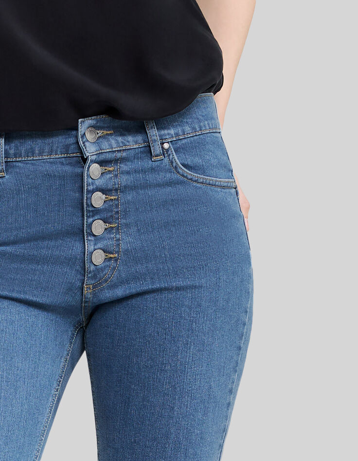 Jean flare summer blue waterless Femme-4