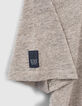 T-shirt gris visuel bouledogue-sweat garçon-5