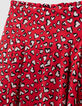 Jupe rouge à imprimé cœurs mini me fille-3