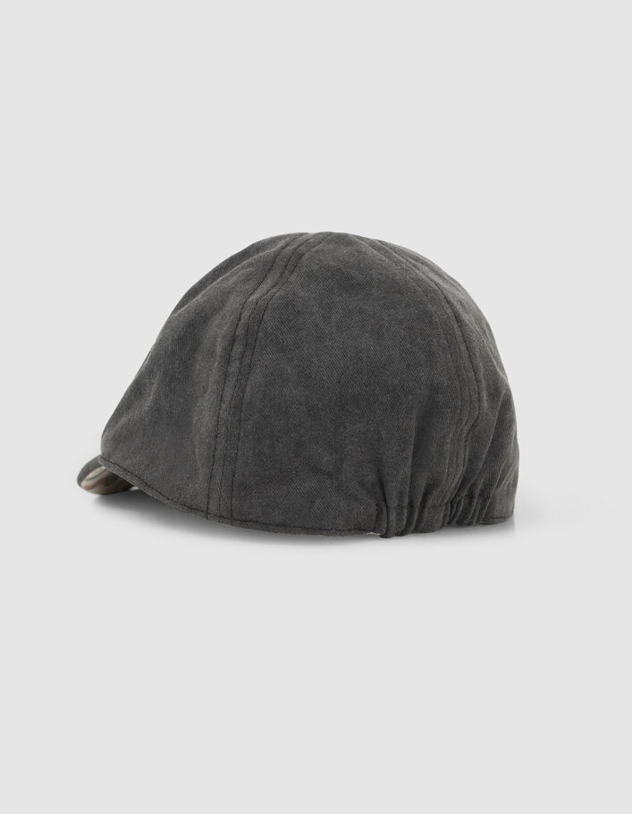 Casquette réversible beige imprimé et gris bébé garçon - IKKS