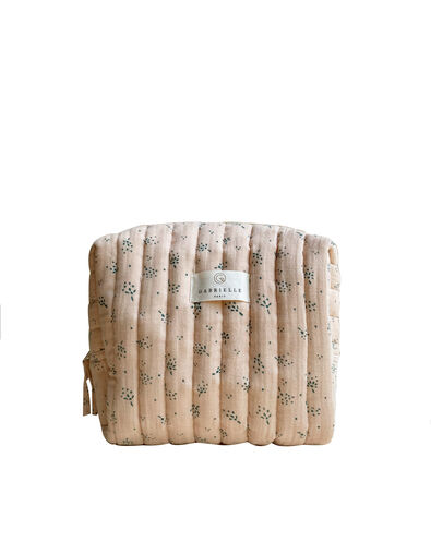 Trousse de toilette écrue gaz coton bioGABRIELLE PARIS - IKKS