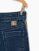 Short en jean stone blue et léopard fille-5