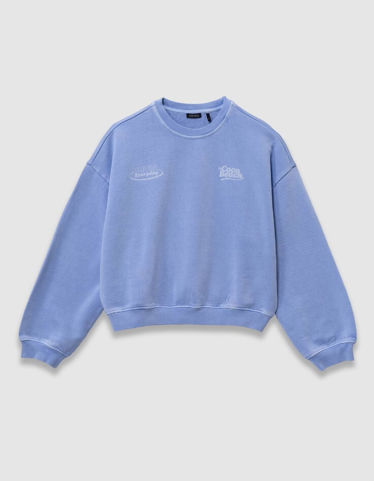 Sudadera amarilla mensajes delante espalda ni&ntilde;a-1