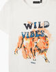 Gebroken wit T-shirt leeuw jongens-2