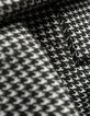 Veste de tailleur noire motif pied-de-poule Femme-4