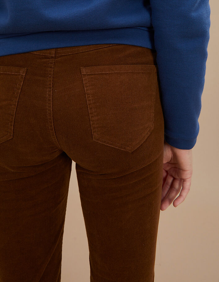Pantalon chino fauve velours milleraies I.Code - I.CODE