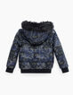 Anorak índigo estampado camuflaje pixelado niño -3