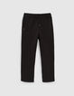 Boys’ grey pinstripe joggers-1