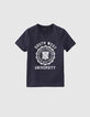 Tee-shirt navy esprit Campus coton bio garçon -2