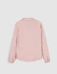 Blusa envolvente de Lyocell&reg; rosa para mujer-6