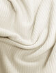 Pull écru tricot relief col rond Homme-6