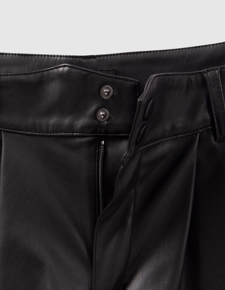 Shorts negros rockeros niña-5