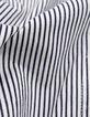 Witte jeans met wijde pijpen in krijtstreep Dames-8