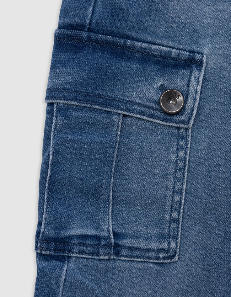 LOOSE blue denim heavy-duty jogger für die Jungen-4 LOOSE blue denim heavy-duty jogger für die Jungen-4